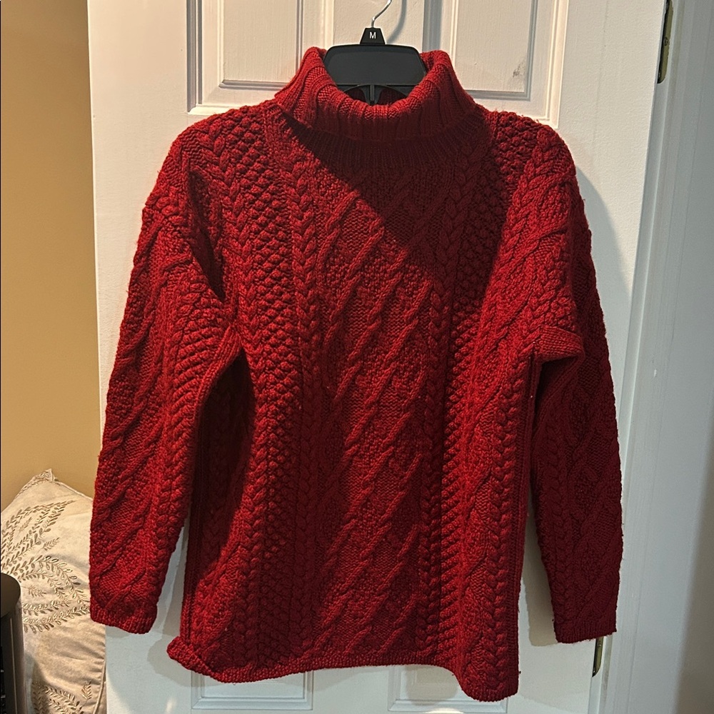 Jcrew Wool Red Sweater